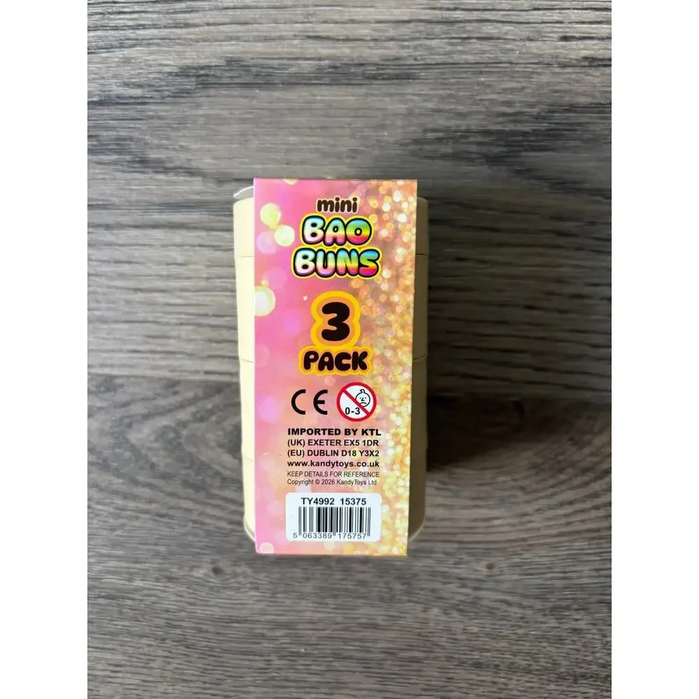 New Glitter Bao Buns TRIPLE Glitter with Original Packaging Squishy Toys